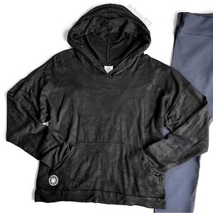 Terez For Soulcycle Camo Cross-Back Hoodie